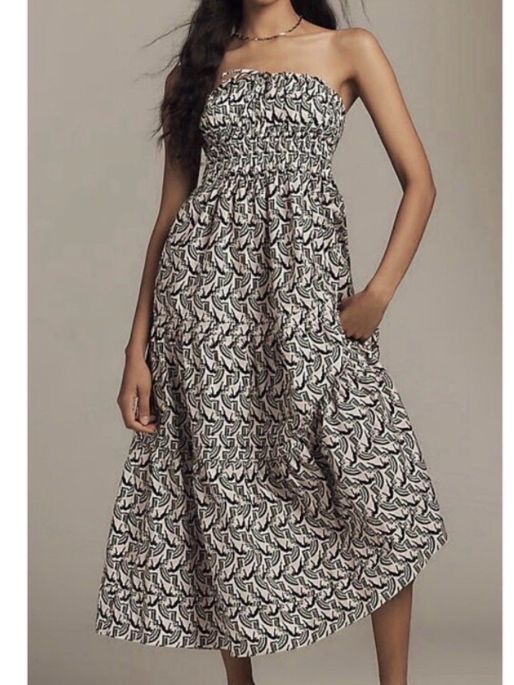 Anthropologie Maxi Dress
Green Somerset Strapless Vacay
Preppy Boho large NWT